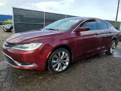 Salvage cars for sale at Woodhaven, MI auction: 2015 Chrysler 200 Limited