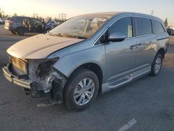 Salvage cars for sale at Rancho Cucamonga, CA auction: 2016 Honda Odyssey EXL