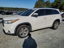 Flood-damaged cars for sale at auction: 2014 Toyota Highlander Limited