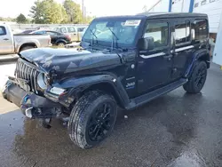 Salvage cars for sale at Montgomery, AL auction: 2022 Jeep Wrangler Unlimited Sahara 4XE