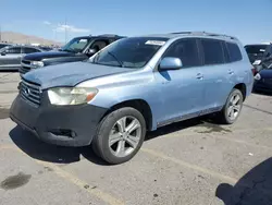 Salvage cars for sale at North Las Vegas, NV auction: 2008 Toyota Highlander Sport