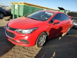 Salvage cars for sale from Copart Cleveland: 2017 Chevrolet Cruze LS