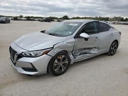 Salvage cars for sale at San Antonio, TX auction: 2022 Nissan Sentra SV