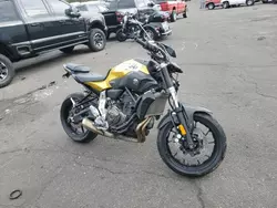 2015 Yamaha FZ07 en venta en Denver, CO