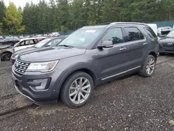 2017 Ford Explorer Limited en venta en Graham, WA