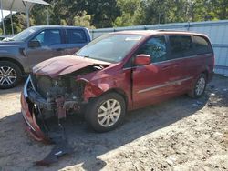 Salvage cars for sale at Savannah, GA auction: 2012 Chrysler Town & Country Touring