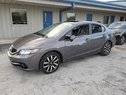 Salvage cars for sale from Copart Fort Pierce, FL: 2014 Honda Civic EXL