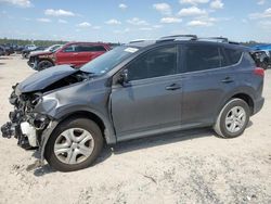 Salvage cars for sale at Houston, TX auction: 2015 Toyota Rav4 LE