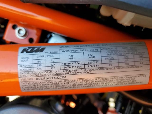 2023 KTM 390 Duke