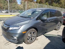 Clean Title Cars for sale at auction: 2018 Honda Odyssey Elite