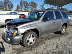 Salvage cars for sale at Spartanburg, SC auction: 2007 Chevrolet Trailblazer LS