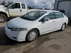 Salvage cars for sale at Nampa, ID auction: 2010 Honda Civic Hybrid