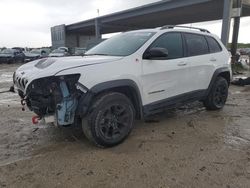 Salvage cars for sale at West Palm Beach, FL auction: 2019 Jeep Cherokee Trailhawk