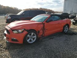 Salvage cars for sale at Windsor, NJ auction: 2016 Ford Mustang