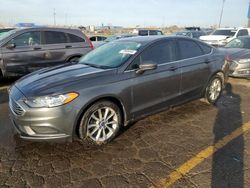 Salvage cars for sale from Copart Woodhaven, MI: 2017 Ford Fusion SE