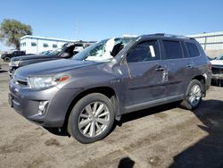 Flood-damaged cars for sale at auction: 2011 Toyota Highlander Hybrid Limited