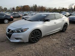 Salvage cars for sale at Chalfont, PA auction: 2016 Nissan Maxima 3.5S