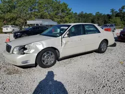 Salvage cars for sale at Houston, TX auction: 2003 Cadillac Deville