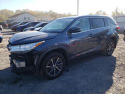 Salvage cars for sale at York Haven, PA auction: 2019 Toyota Highlander Hybrid