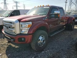 Salvage trucks for sale at Elgin, IL auction: 2011 Ford F350 Super Duty