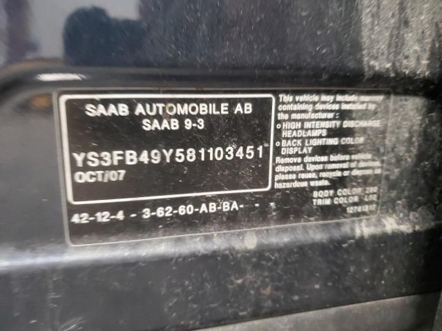 2008 Saab 9-3 2.0T