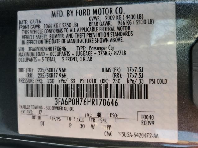 2017 Ford Fusion SE