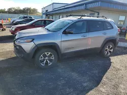 Salvage cars for sale at Mcfarland, WI auction: 2014 Jeep Cherokee Trailhawk