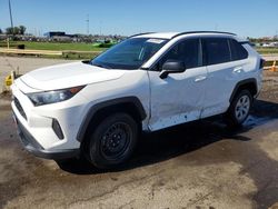 Salvage cars for sale at Woodhaven, MI auction: 2020 Toyota Rav4 LE