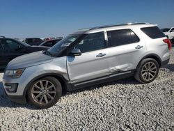 Salvage cars for sale at Taylor, TX auction: 2017 Ford Explorer Limited