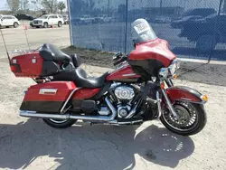 Salvage motorcycles for sale at Riverview, FL auction: 2011 Harley-Davidson Flhtk