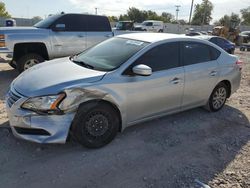 Salvage cars for sale at Oklahoma City, OK auction: 2015 Nissan Sentra S