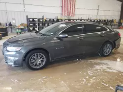 Salvage cars for sale at San Antonio, TX auction: 2016 Chevrolet Malibu LT