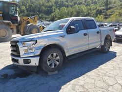 Salvage cars for sale at Hurricane, WV auction: 2017 Ford F150 Supercrew