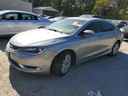 Salvage cars for sale at Seaford, DE auction: 2015 Chrysler 200 Limited