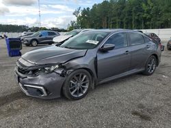 Salvage cars for sale at Dunn, NC auction: 2021 Honda Civic EX