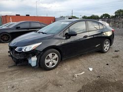 Salvage cars for sale at Homestead, FL auction: 2016 Chevrolet Cruze LS