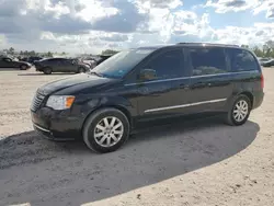 Salvage cars for sale at Houston, TX auction: 2016 Chrysler Town & Country Touring