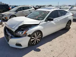 Nissan salvage cars for sale: 2019 Nissan Altima SR