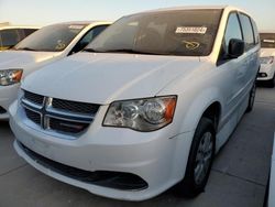 Salvage cars for sale at Grand Prairie, TX auction: 2017 Dodge Grand Caravan SE