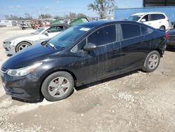 Chevrolet salvage cars for sale: 2016 Chevrolet Cruze LS