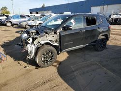 Salvage cars for sale at Woodhaven, MI auction: 2023 Jeep Compass Latitude