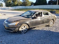 Vehiculos salvage en venta de Copart Gastonia, NC: 2012 Honda Accord SE