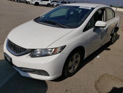 Honda salvage cars for sale: 2015 Honda Civic LX