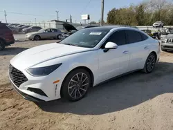 Salvage cars for sale at Oklahoma City, OK auction: 2020 Hyundai Sonata Limited