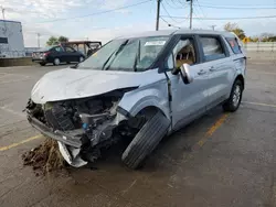 Salvage cars for sale at Chicago Heights, IL auction: 2022 KIA Carnival LX