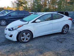 Salvage cars for sale at Candia, NH auction: 2012 Hyundai Elantra GLS