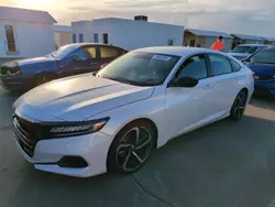 Salvage cars for sale at Riverview, FL auction: 2021 Honda Accord Sport SE