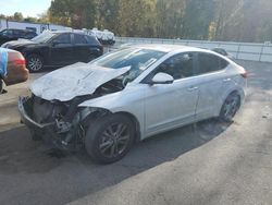 Salvage cars for sale at Glassboro, NJ auction: 2018 Hyundai Elantra SEL