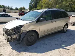 Salvage cars for sale from Copart Knightdale, NC: 2009 Toyota Sienna CE