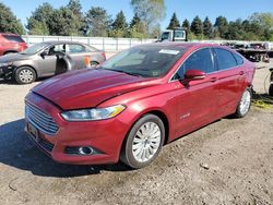 Salvage cars for sale at Elgin, IL auction: 2014 Ford Fusion SE Hybrid